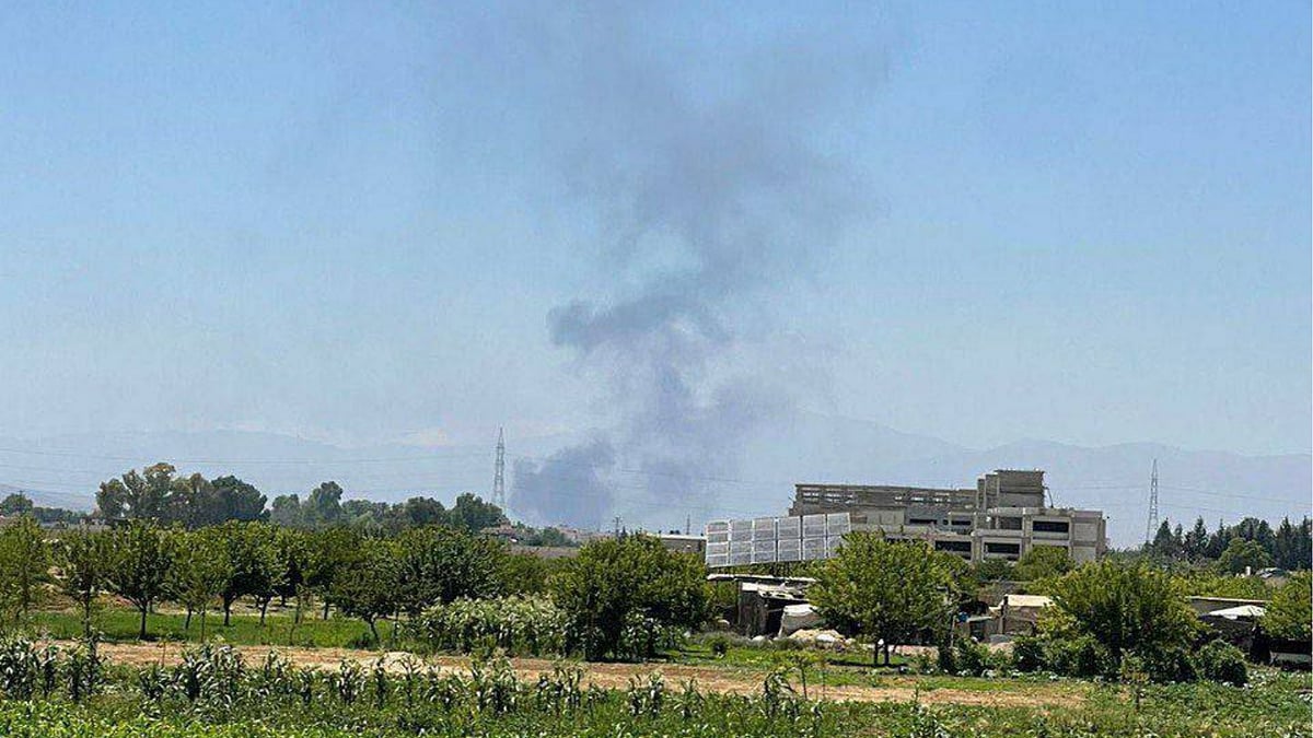 | Photo: X : Syria: Blast Reported In Damascus Near  Sayyida Zainab Area